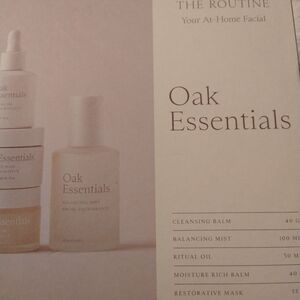 Oak Essentials The Routine Your at Home Facial Amazing Product of '26 New!